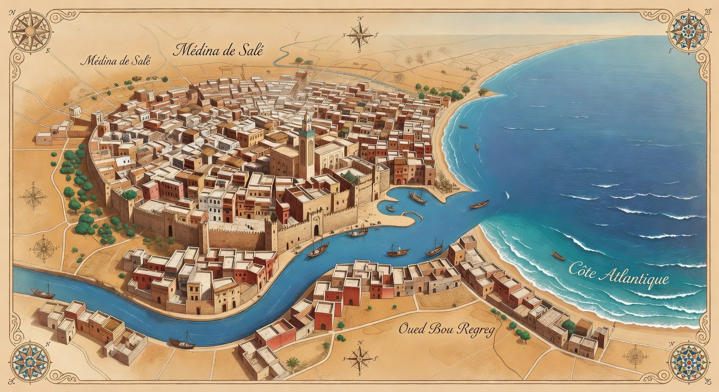خريطة سلا